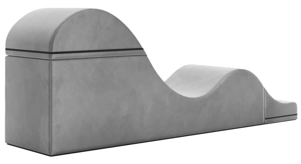 Skládací lehátko Liberator Aria Flip Chaise, ergonomické, šedé - obrázek 3