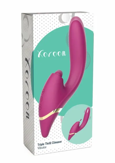 Přirážecí vibrátor Xocoon Triple Thrill Climaxer se 3 motory, silikon, vodotěsný - obrázek 2