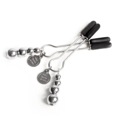 Svorky na bradavky Fifty Shades of Grey The Pinch, nastavitelné, se silikonem, 8,3 cm