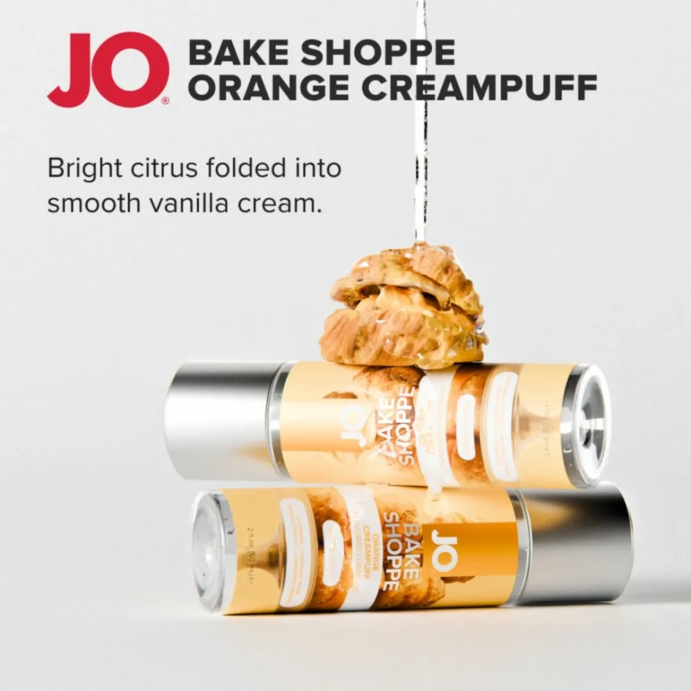 Lubrikační gel JO Bake Shoppe Orange Creampuff, na vodní bázi, 60 ml - obrázek 2