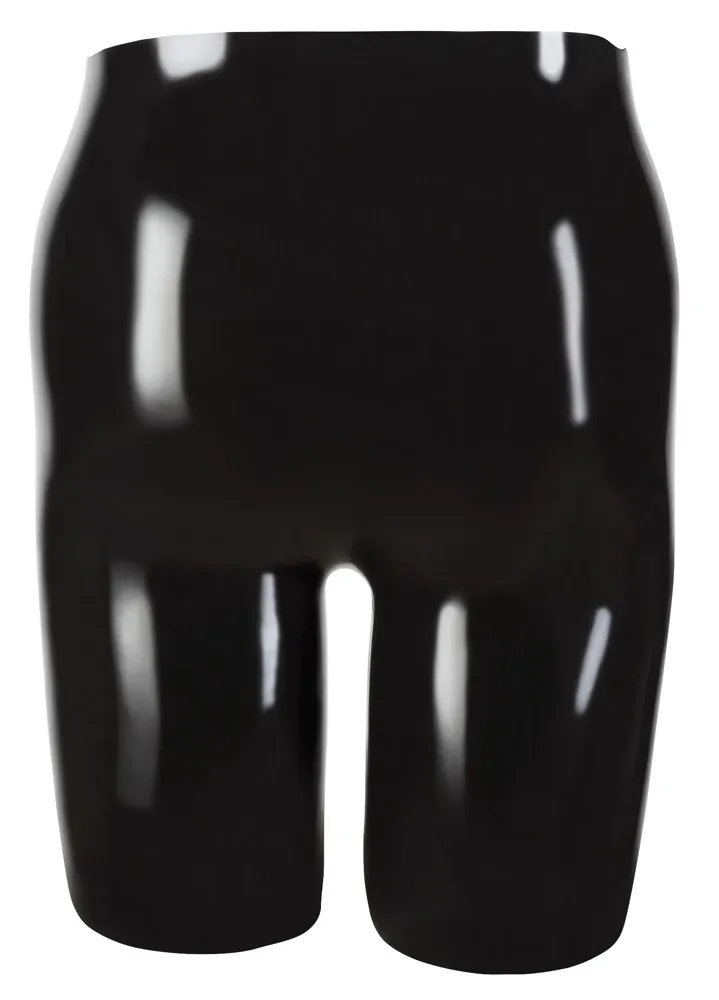 Pánské latexové cyklistické šortky LateX s anatomickým návlekem, černé, S - obrázek 5