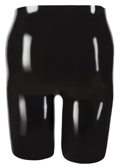 Pánské latexové cyklistické šortky LateX s anatomickým návlekem, černé, S - obrázek 5