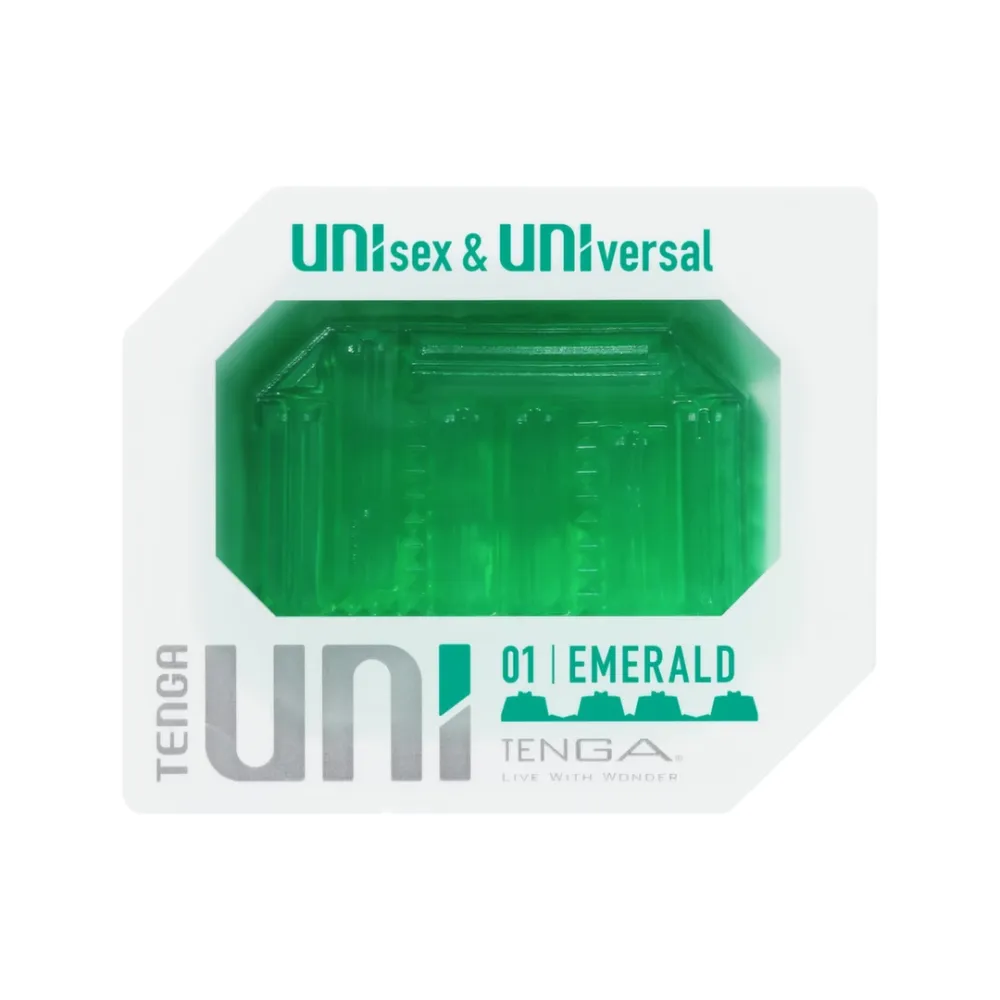 Unisex masturbátor a návlek na prst Tenga UNI Emerald