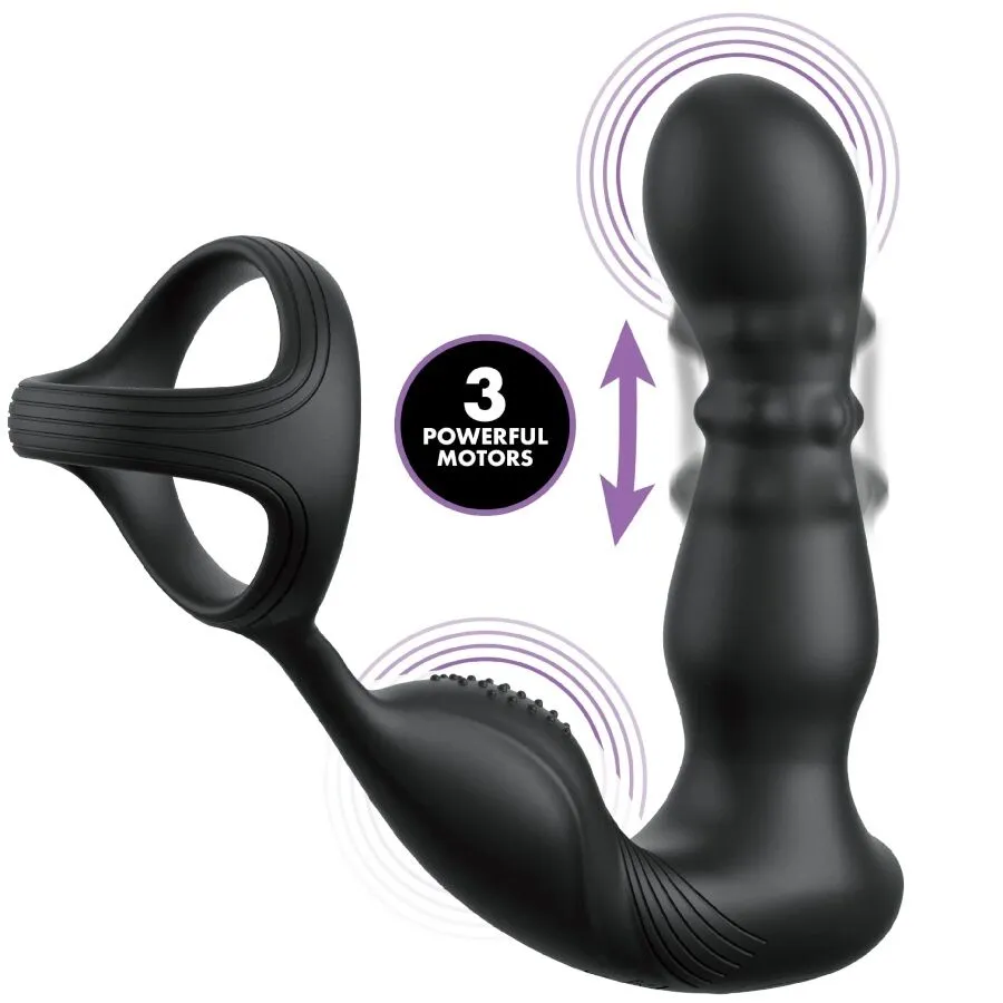 Stimulátor prostaty Anal Fantasy Elite Ass-Gasm Slide & Glide s dálkovým ovládáním