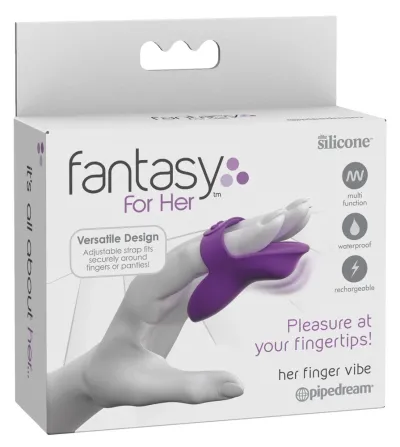 Prstový vibrátor Fantasy For Her Finger Vibe, nabíjecí