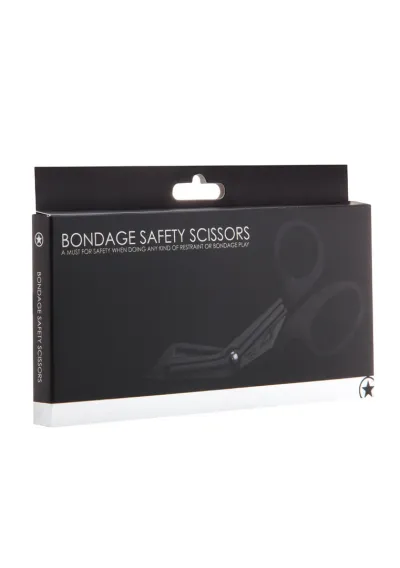 Bezpečnostní nůžky na bondáž Sinner Gear, 17,8 cm, nerezová ocel - obrázek 2