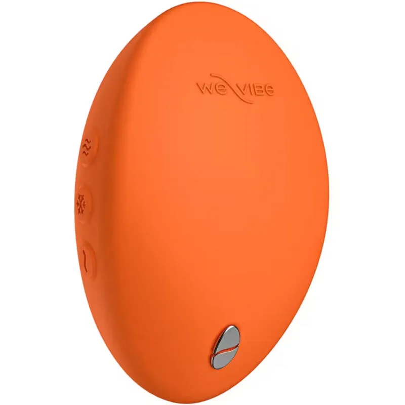 Hřejivý a chladivý vibrátor We-Vibe Temp, mandarinkově oranžový