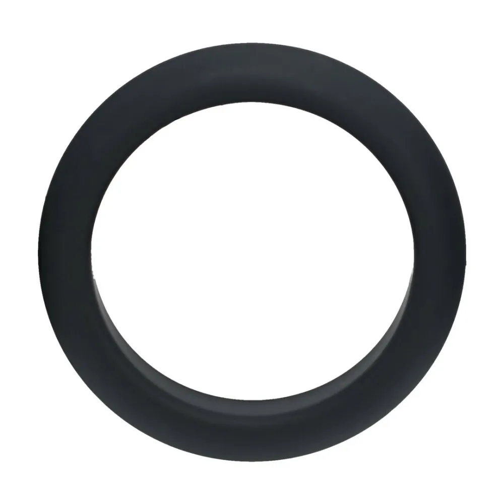 Silikonový erekční kroužek LEVELZ Wide O, M 35 mm, černý - obrázek 4