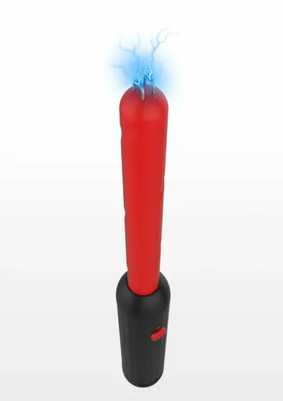 Elektrostimulační jiskřící hůlka Taboom Prick Stick, nabíjecí, černá - obrázek 4