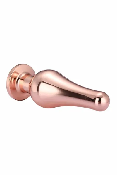 Anální kolík Dream Toys Gleaming Love Rose Gold Plug S, hliník, s kamínkem - obrázek 5