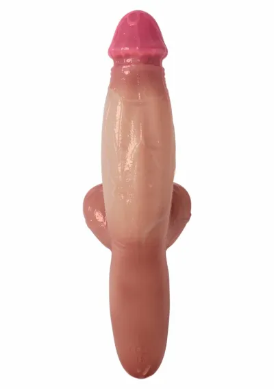 Realistický vibrátor HIDDEN DESIRE Heavy Hitter, tekutý silikon, 23 cm - obrázek 3