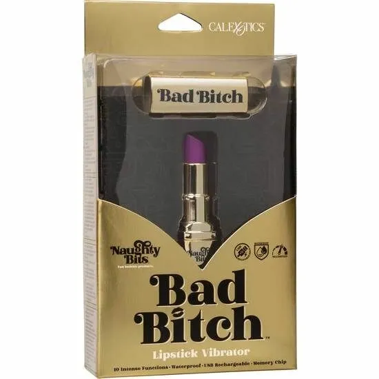 Nabíjecí minivibrátor ve tvaru rtěnky CalExotics Hide & Play Bad Bitch - obrázek 5