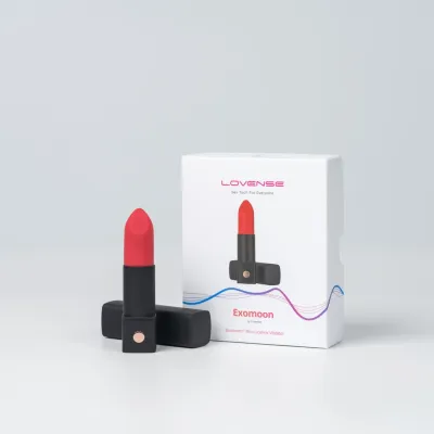 Minivibrátor ve tvaru rtěnky Lovense Exomoon ovládaný aplikací, růžový - obrázek 2