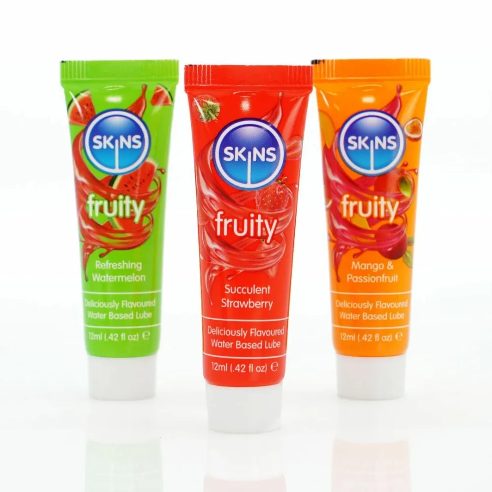 Sada lubrikačních gelů Skins Vital & Fruity, 6 x 12 ml - obrázek 4