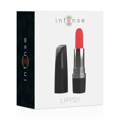 Minivibrátor ve tvaru rtěnky Intense Lippsy, černý - obrázek 6