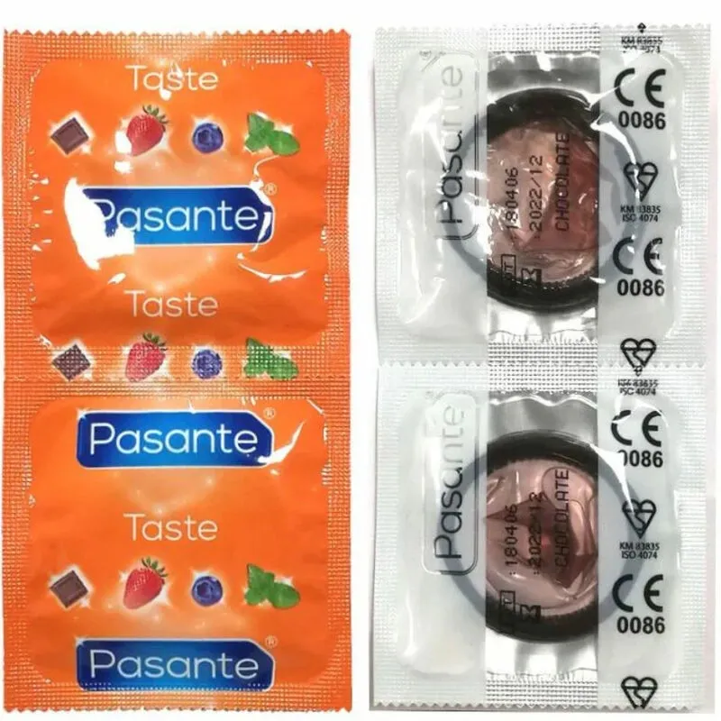 Kondomy Pasante Chocolate Temptation s čokoládovou příchutí, 144 ks - obrázek 3