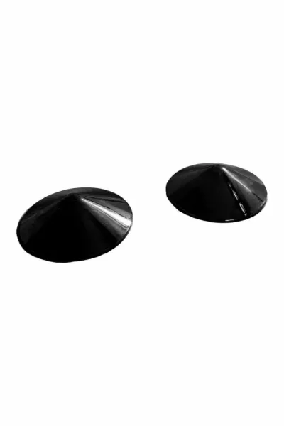 Kovové kryty na bradavky Guilty Pleasure Tempting Touch, černé, 5 cm - obrázek 2