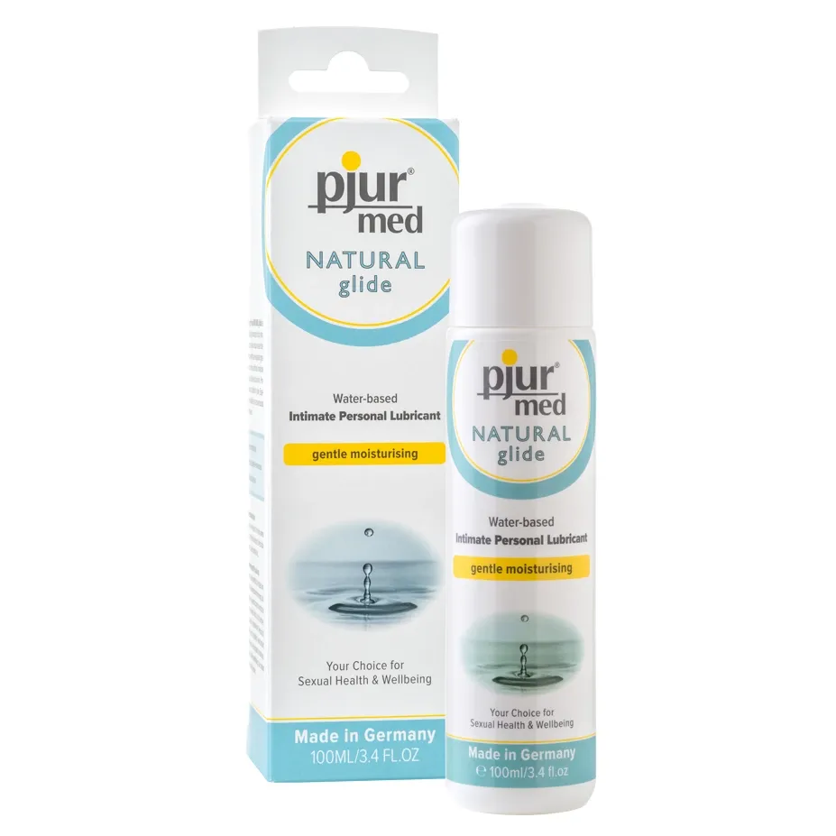 Lubrikační gel Pjur MED Natural Glide na vodní bázi, pro suchou pokožku, 100 ml