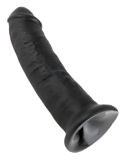 Realistické dildo King Cock s přísavkou, 22,9 cm, černé - obrázek 5