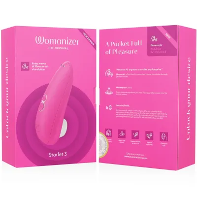 Tlakový stimulátor klitorisu Womanizer Starlet 3, růžový - obrázek 7