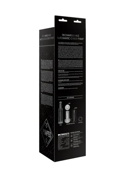 Automatická vakuová pumpa na penis Pumped Cyber Pump, nabíjecí, 31 cm - obrázek 9