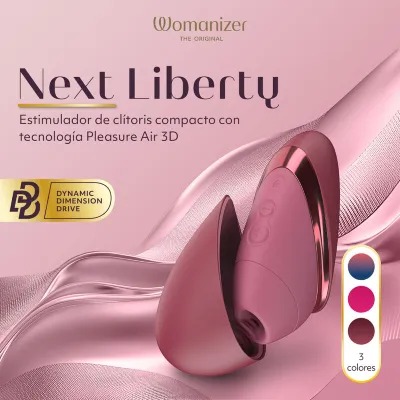 Tlakový stimulátor klitorisu Womanizer Next, 14 úrovní, bordó - obrázek 16