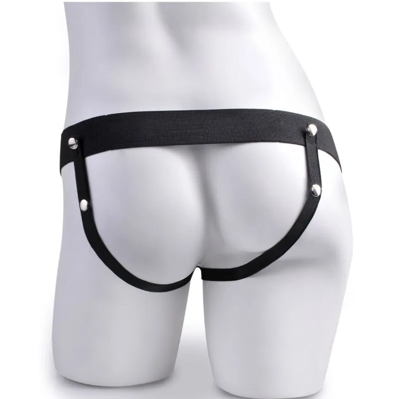 Dutý vibrační strap-on s varlaty Fetish Fantasy Series, dálkové ovládání, 15 cm - obrázek 6
