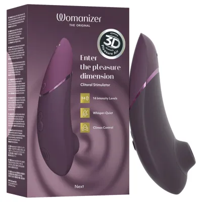 Tlakový stimulátor klitorisu Womanizer Next s Climax Control, tmavě fialový - obrázek 17