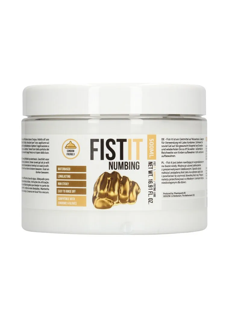 Lubrikační gel na fisting Fist It Professional na vodní bázi, 500 ml