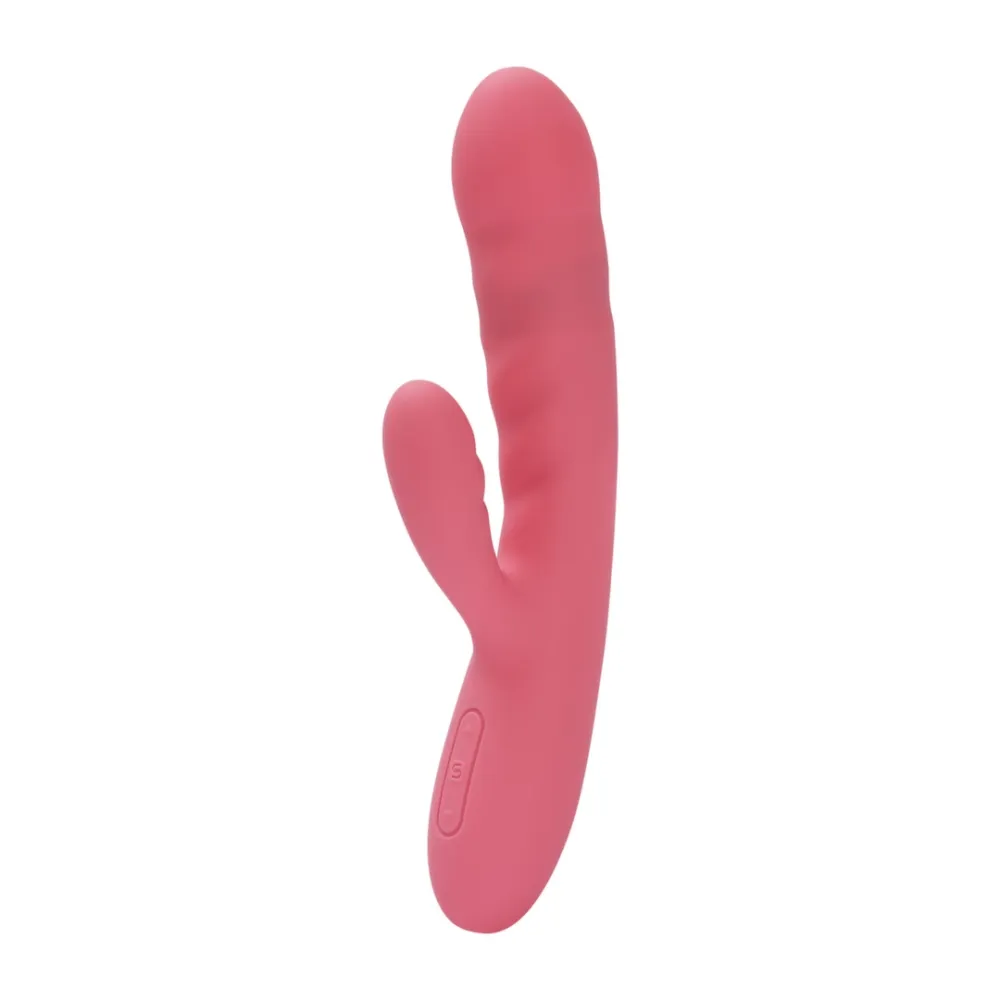 Přirážecí rabbit vibrátor Svakom Avery, silikonový, jahodově růžový - obrázek 9
