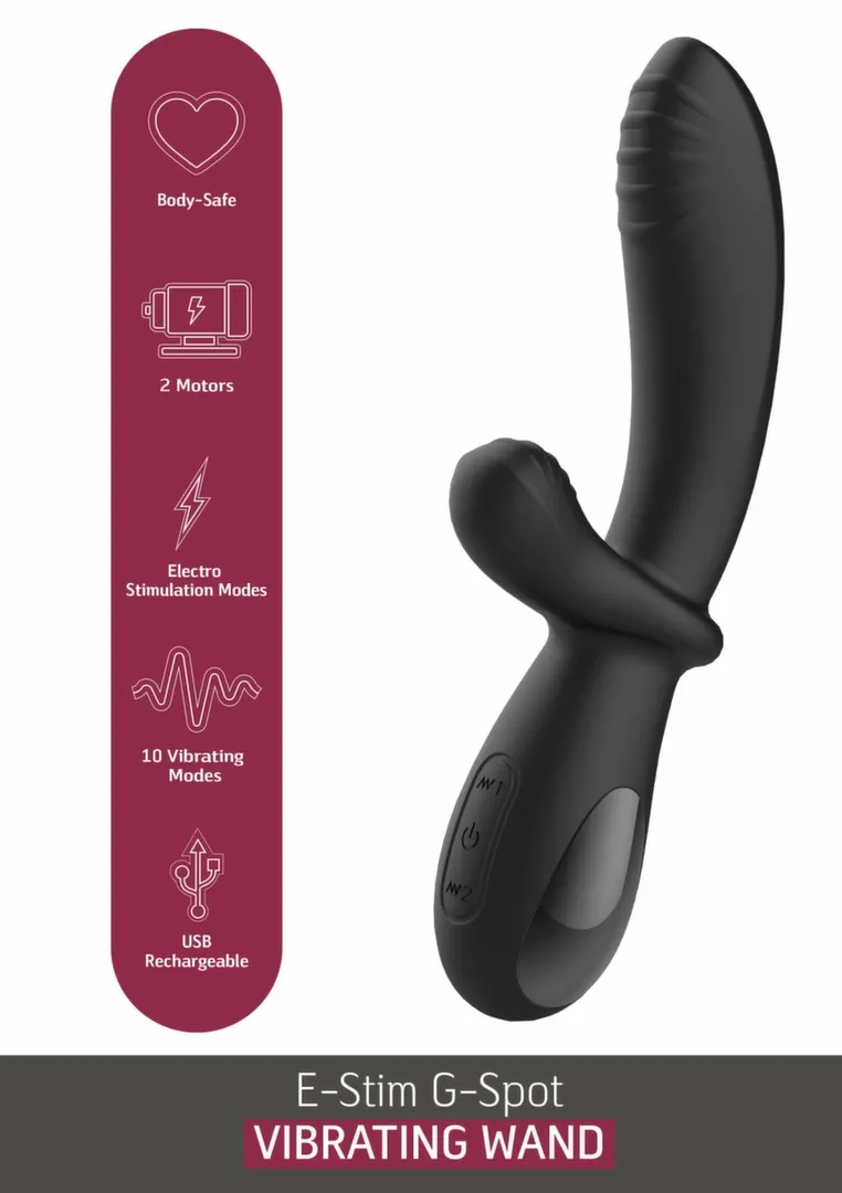 Vibrátor na bod G s elektrostimulací She.E.O eStim, silikon, růžový - obrázek 6