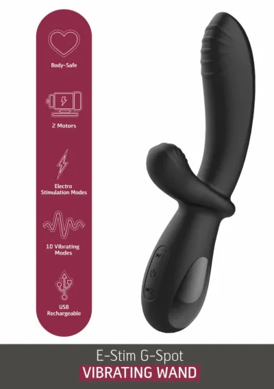 Vibrátor na bod G s elektrostimulací She.E.O eStim, silikon, růžový - obrázek 6