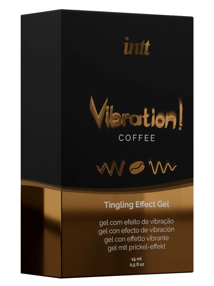 Stimulační gel intt Vibration Coffee s hřejivým a vibračním efektem, 15 ml