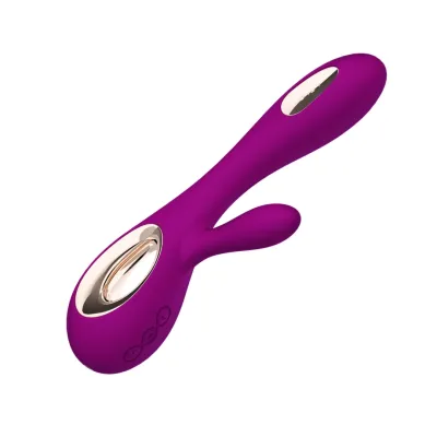 Rabbit vibrátor LELO Soraya Wave s pohybem WaveMotion, tmavě růžový - obrázek 5