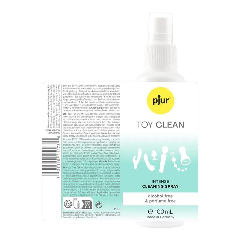 Čisticí sprej na erotické pomůcky Pjur Toy Clean, 100 ml - obrázek 3