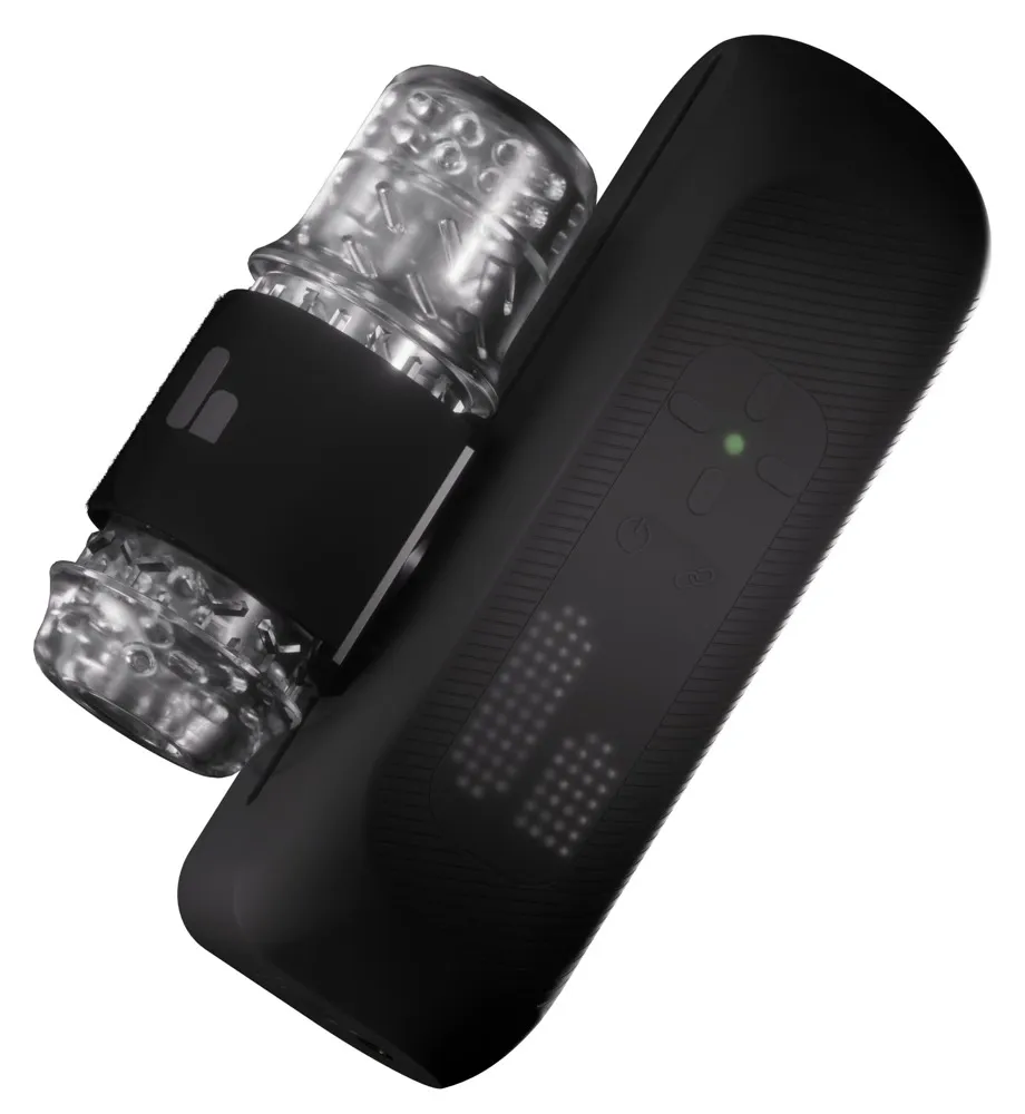 Automatický masturbátor The Handy 2, bezdrátový, s nastavitelným návlekem, černý - obrázek 2