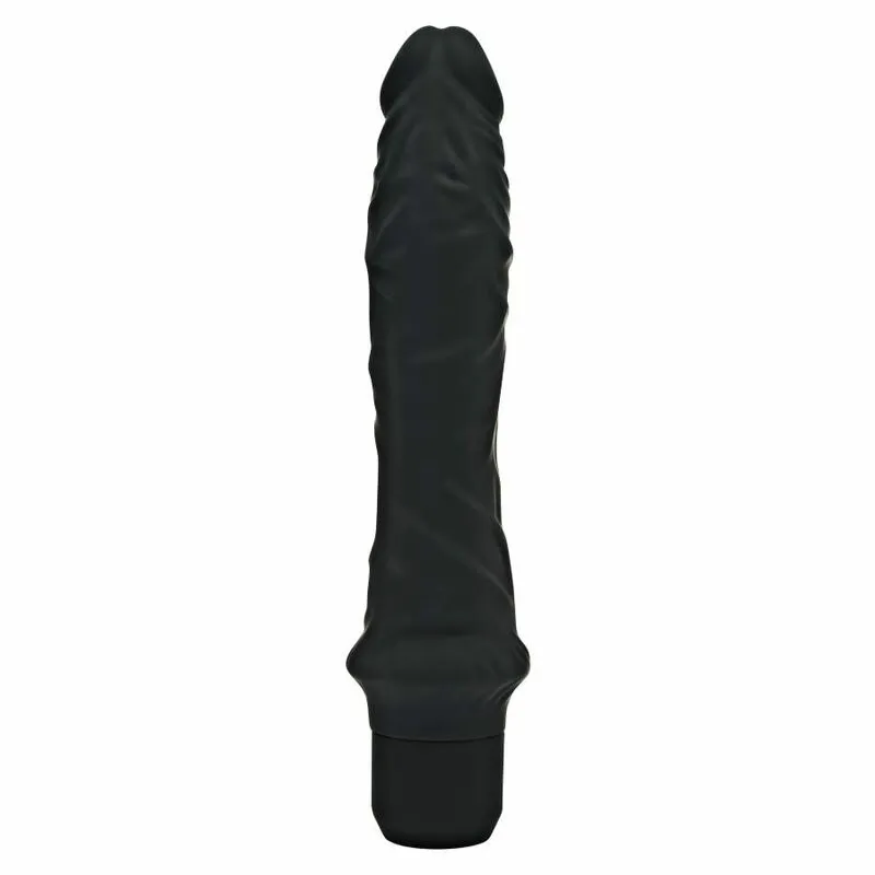 Velký silikonový vibrátor Get Real Classic Large, černý, 24,9 cm - obrázek 2