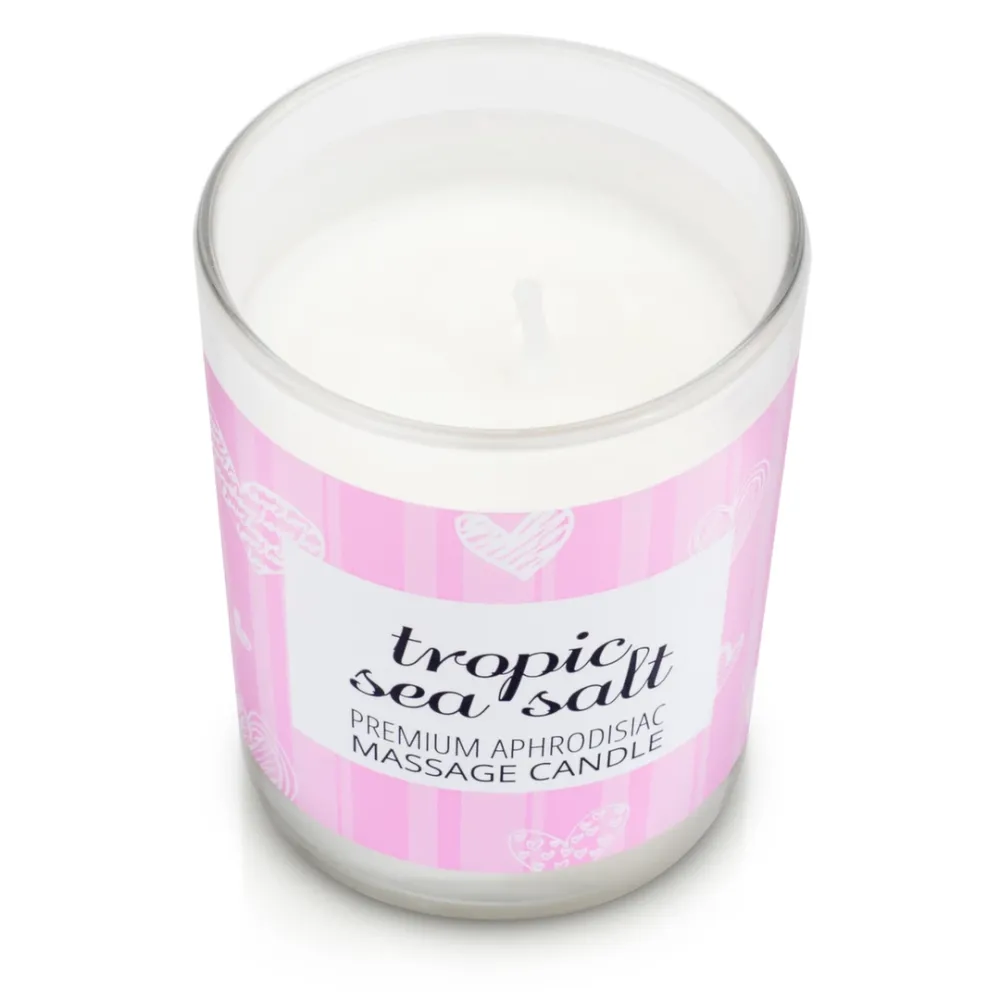 Masážní svíčka Magnetifico Tropic Sea Salt s feromony, mořská sůl, 70 ml - obrázek 7