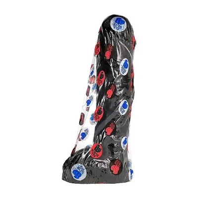 Velké realistické dildo All Black, 29 cm, černé - obrázek 3