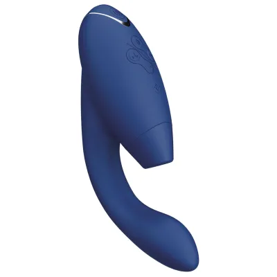 Rabbit vibrátor s tlakovým stimulátorem klitorisu Womanizer Duo 2, modrý - obrázek 2