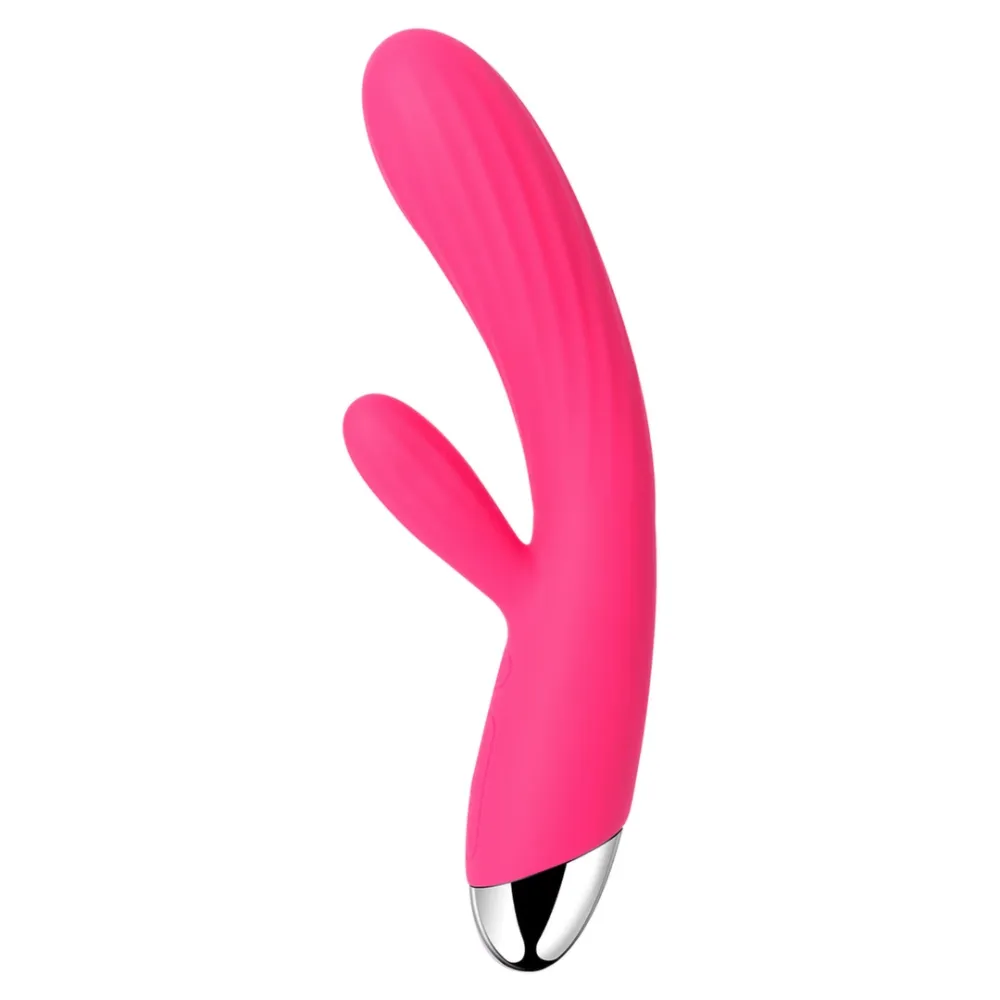 Hřejivý vibrátor Svakom Angel se dvěma motorky, růžový, 22,6 cm