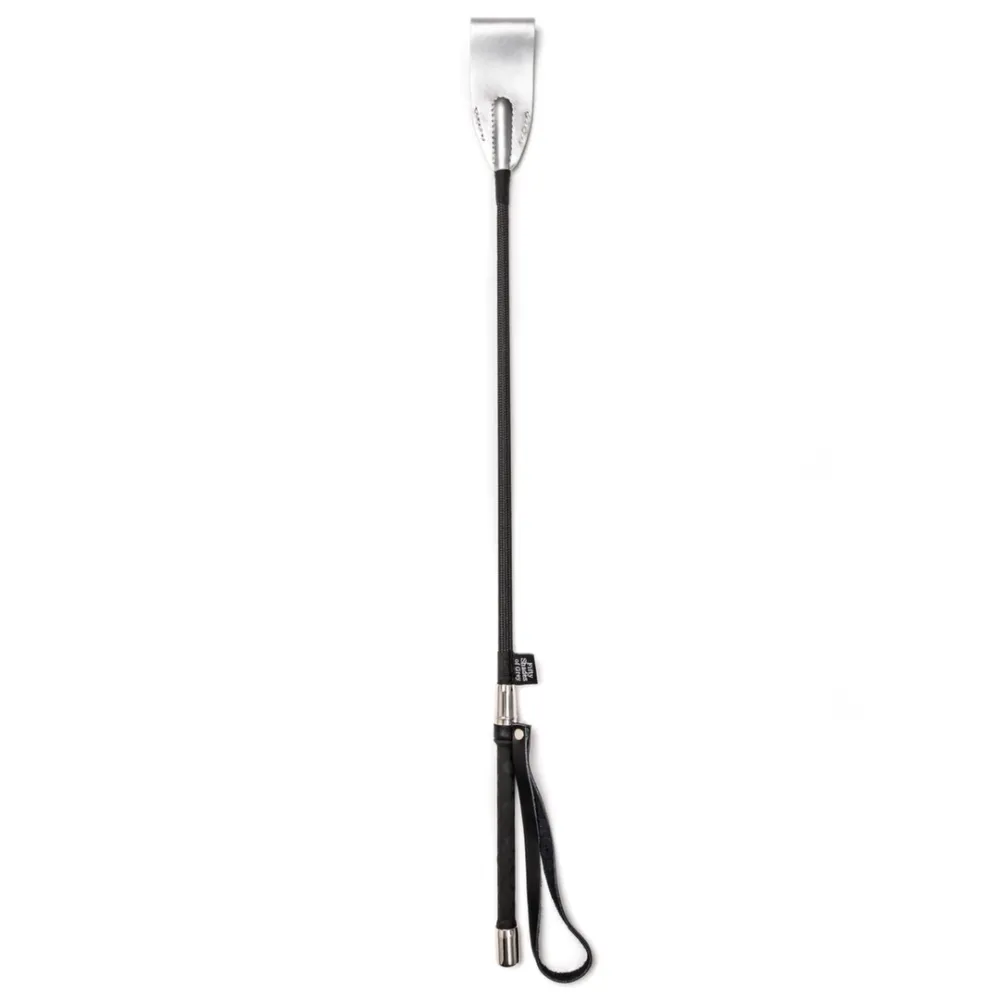 Kožený jezdecký bičík Fifty Shades of Grey Sweet Sting, černý, 61 cm - obrázek 3