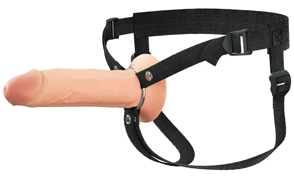 Dutý silikonový strap-on Fantasy X-tensions Elite s postrojem, 20,3 cm - obrázek 2