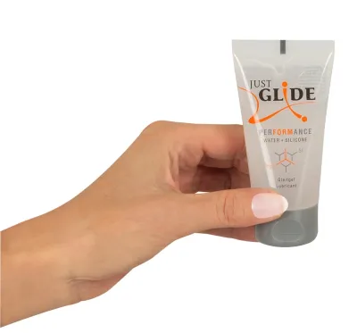 Hybridní lubrikační gel Just Glide Performance, veganský, 50 ml - obrázek 3