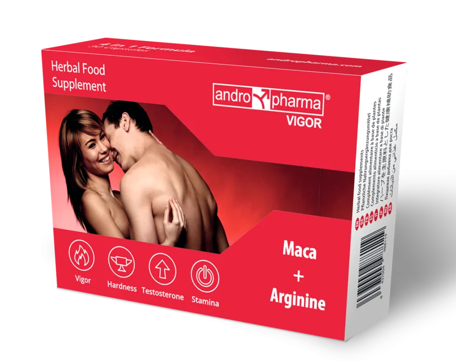 Doplněk stravy na mužské libido Andropharma Vigor, 30 kapslí - obrázek 3