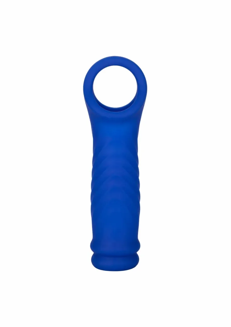 Návlek na penis CalExotics Admiral Wave Extension, tekutý silikon, modrý - obrázek 8