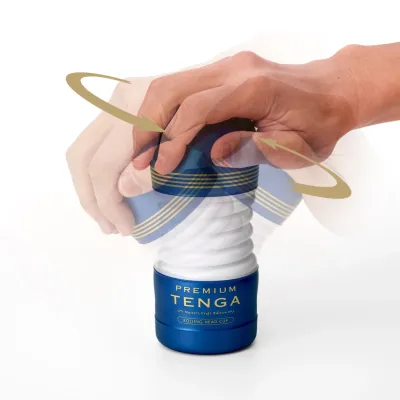 Masturbátor Tenga Premium Rolling Head Cup, modrý - obrázek 4
