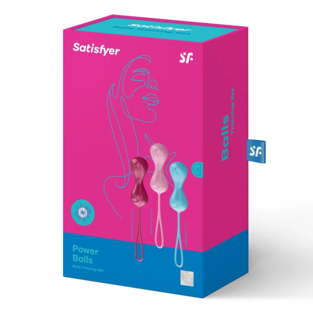 Venušiny kuličky Satisfyer Power Balls, tréninková sada 3 ks - obrázek 3