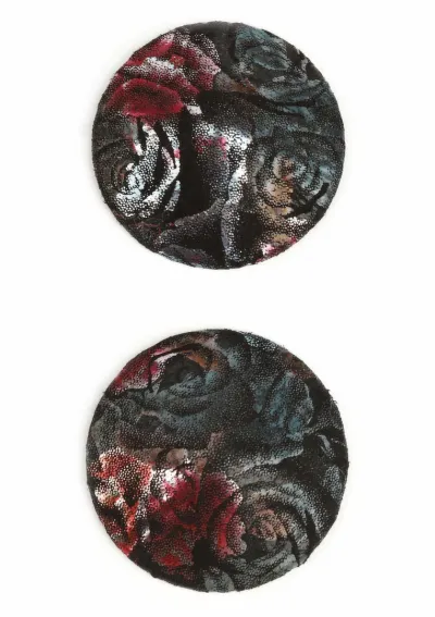 Ozdobné krytky na bradavky GEISHA Floral Jacquard, 2 ks - obrázek 4