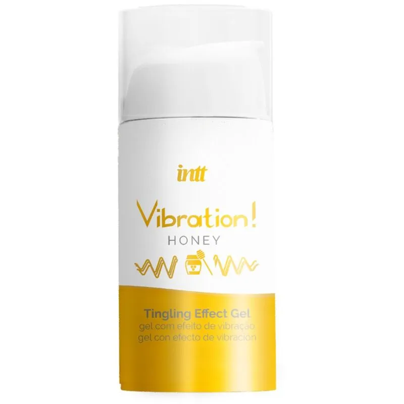 Vibrační stimulační gel INTT Vibration, med, 15 ml